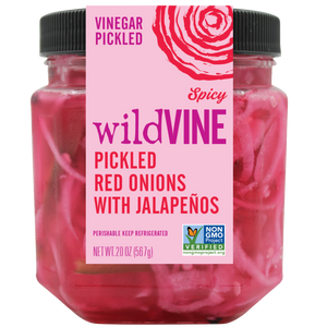 Pickled Red Onion with Jalapeños