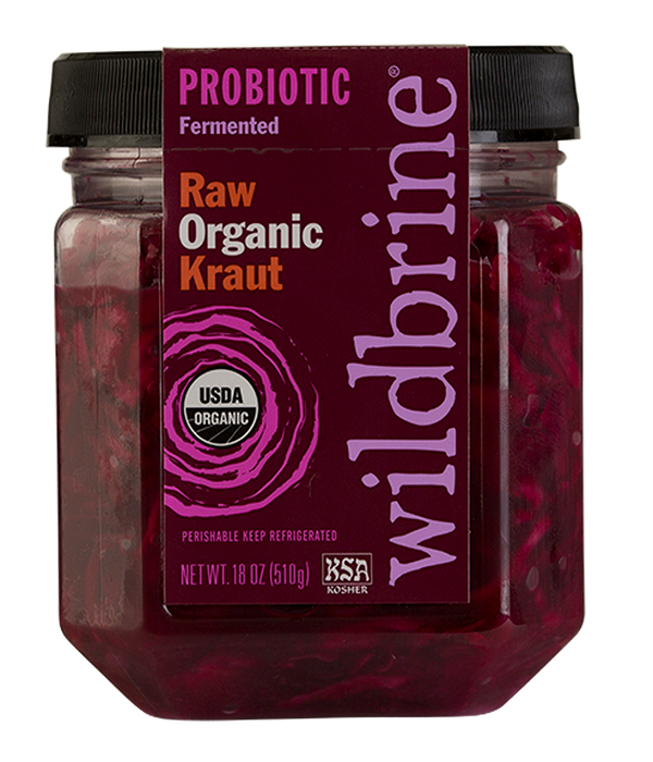 Raw Organic Red Sauerkraut
